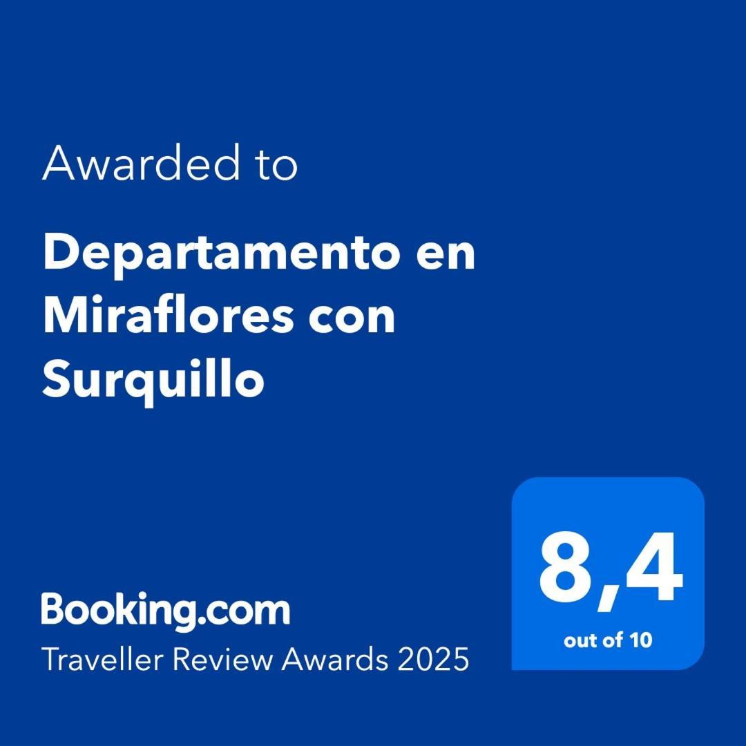 Departamento En Miraflores Con Surquillo Lima Buitenkant foto